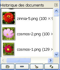Диалог Недавние изображения