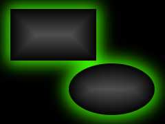 Пример применения фильтра Чужое свечение