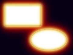 Пример применения фильтра Горячее свечение