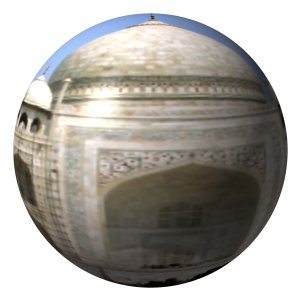 Пример применения фильтра Спроецировать объект к фотографии