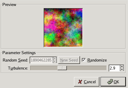 Параметры фильтра Плазма