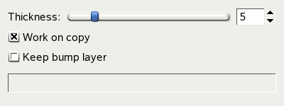 Параметры фильтра Добавить рельеф