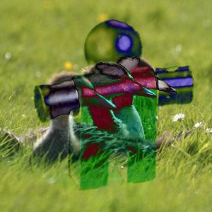 Пример для режима слоя Разница