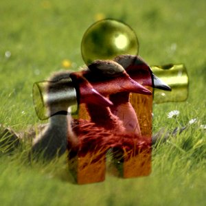 Пример для режима слоя Слияние зерна