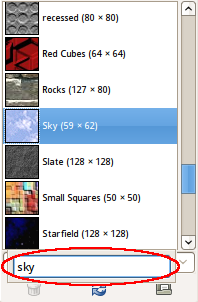Поле поиска в списке